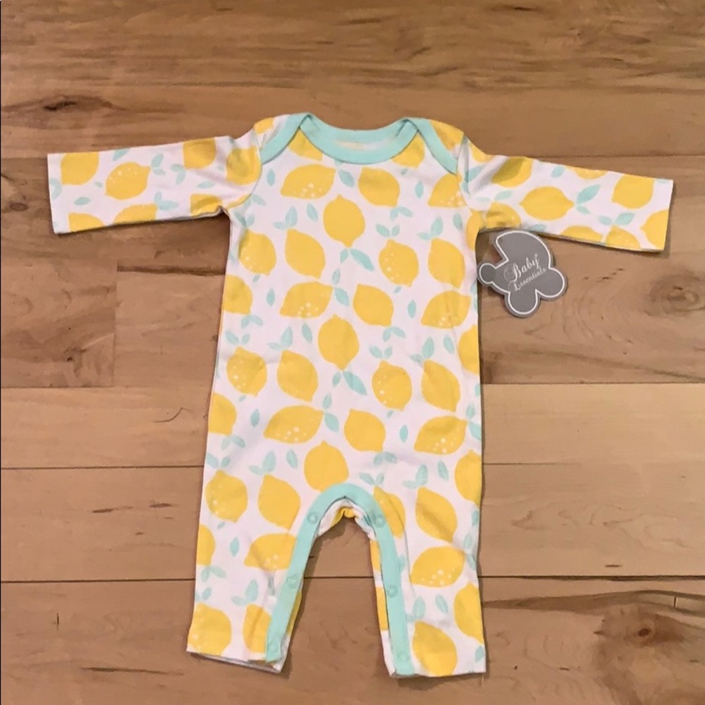 NWT Baby Essentials lemon bodysuit